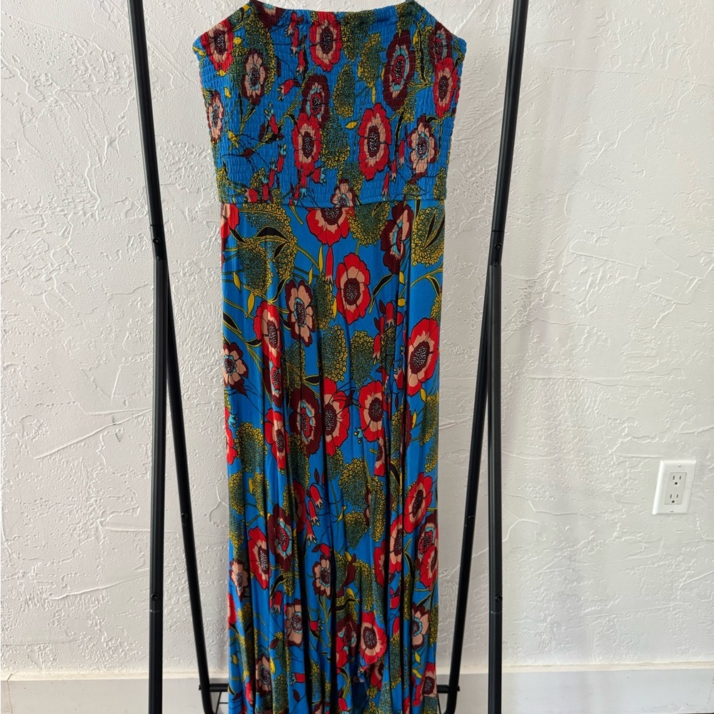 Band of Gypsies Vibrant Floral Maxi Dress